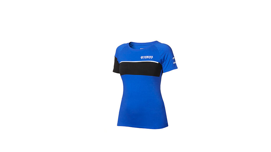 Full Gas Motor - T-Shirt Yamaha Paddock bleu pour femme pour jet ski et sports à l'air libre