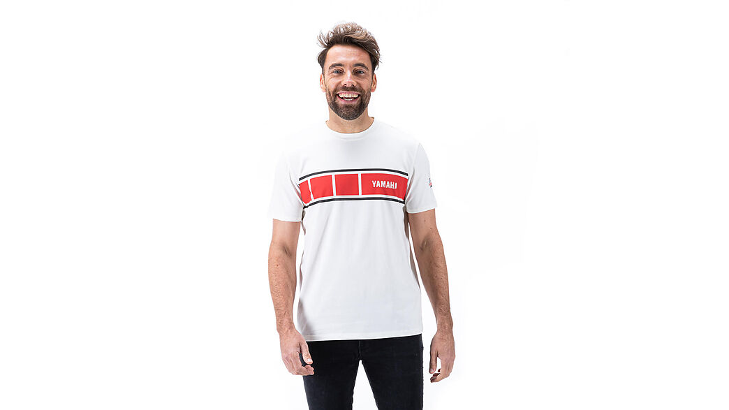 Full Gas Motor - T-shirt Yamaha Racing Heritage white for jet ski and outdoor sports