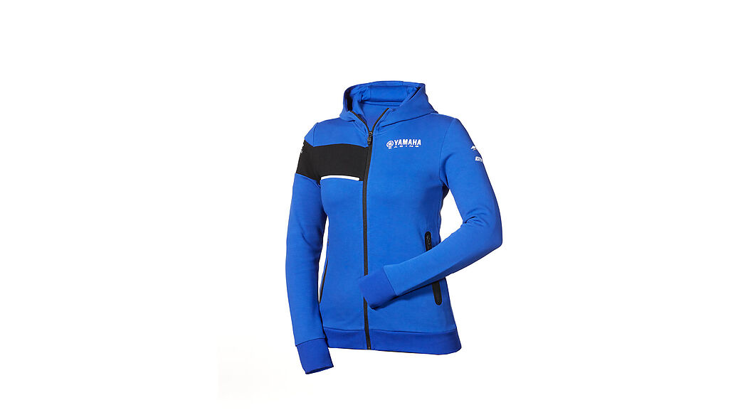 Full Gas Motor - Blouson hoodie Yamaha Paddock bleu femme